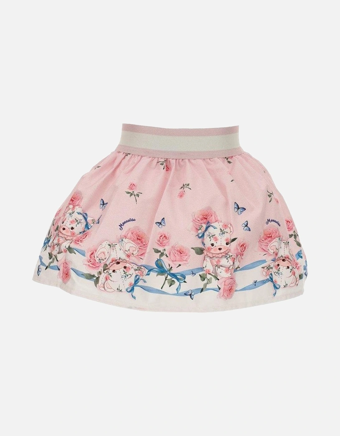Baby Girls Pink Teddy Skirt