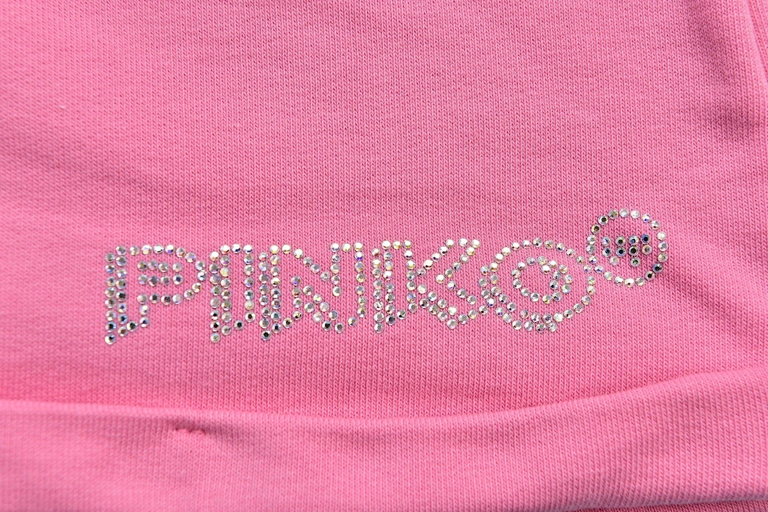 Girls Pink Chrystal Logo Shorts