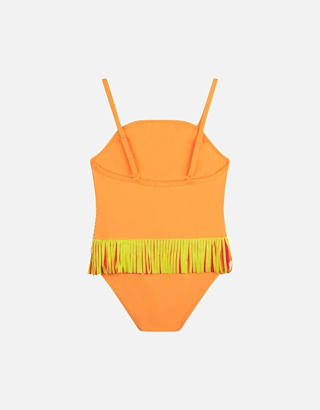 Girls Orange Swimming Costume