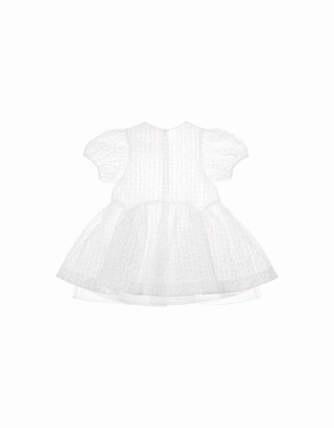 Baby Girls White Dress With Bow