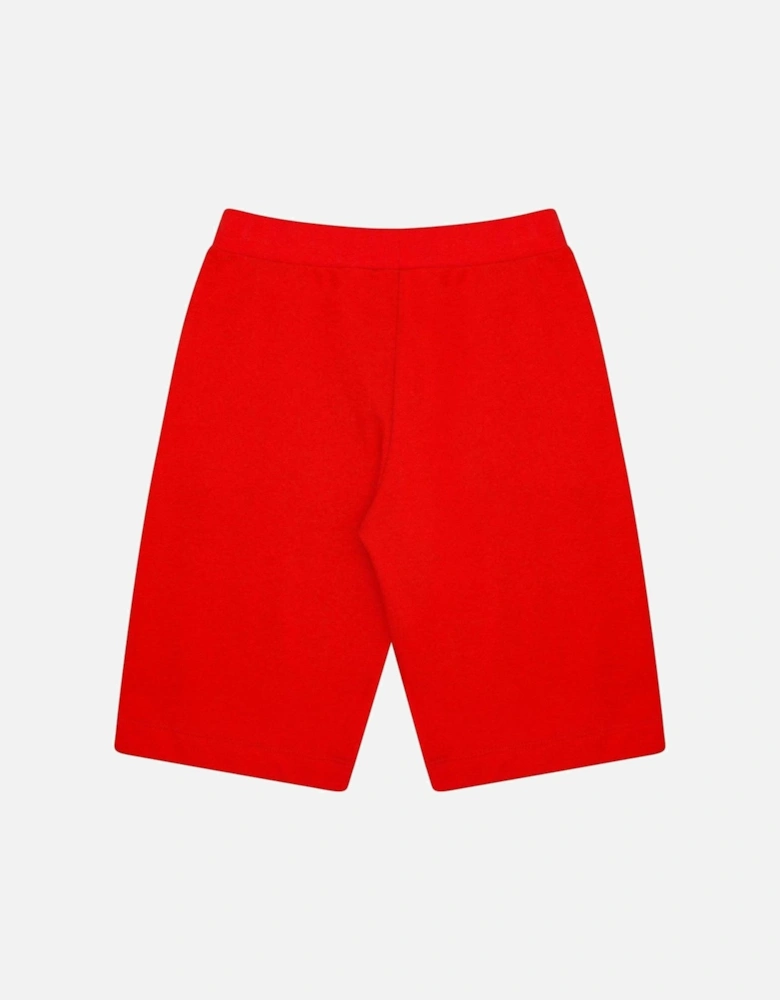 Boys Red And Navy Shorts