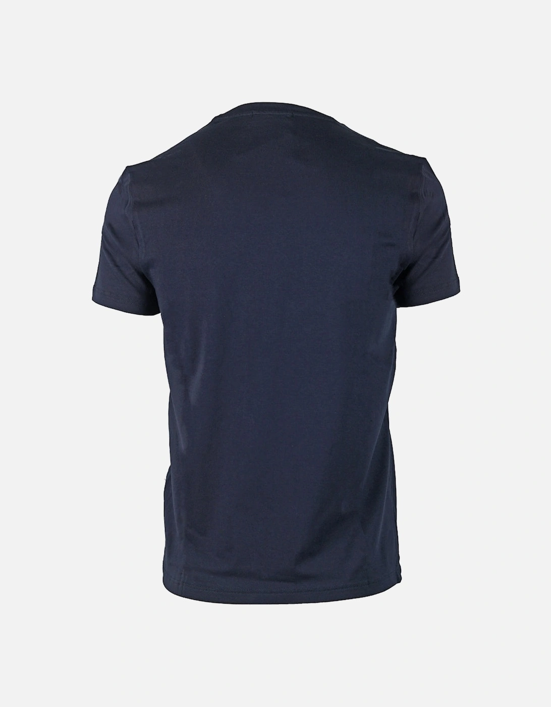 Sleeve Logo Navy T-Shirt