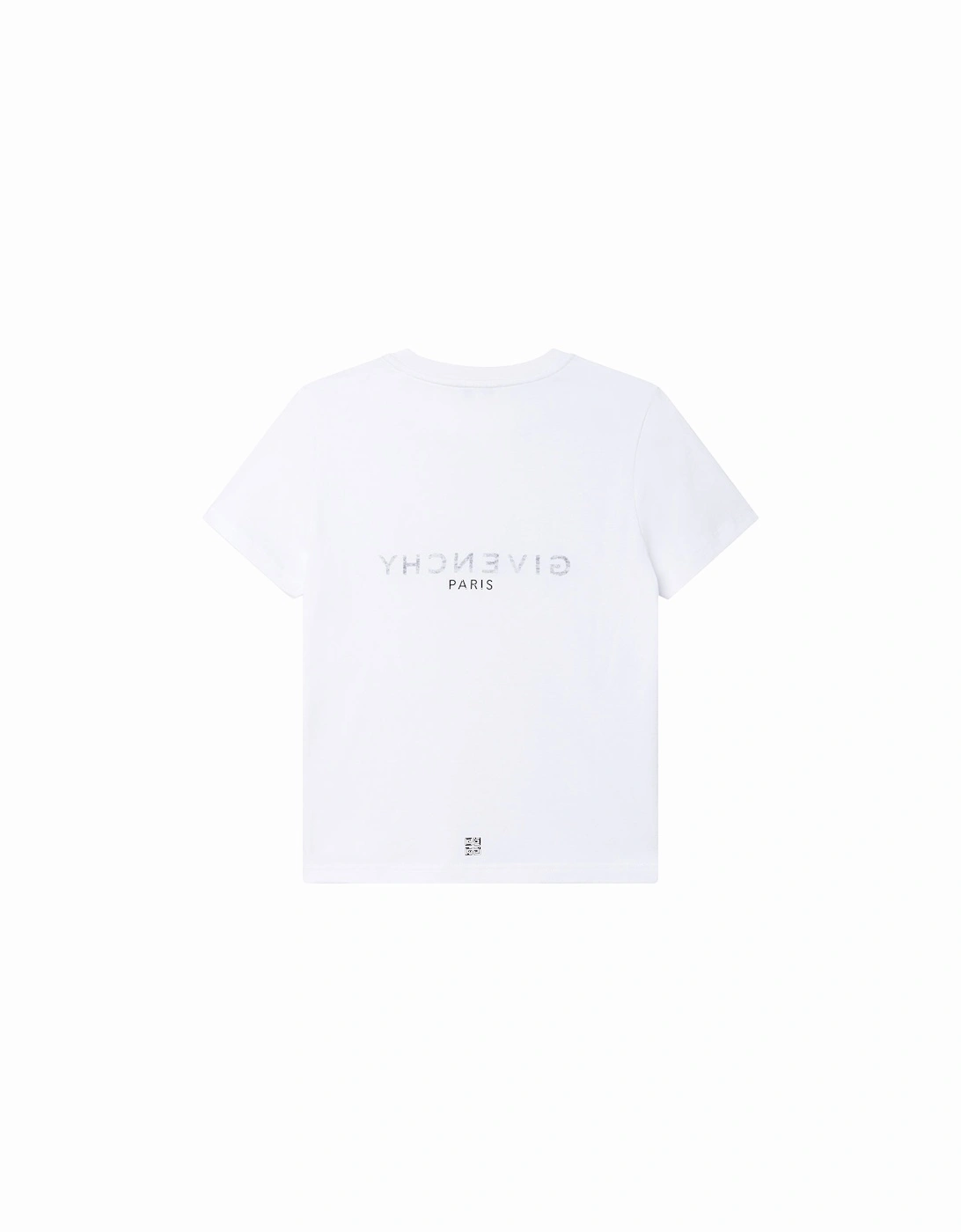 Boys Reverse Logo T-shirt White