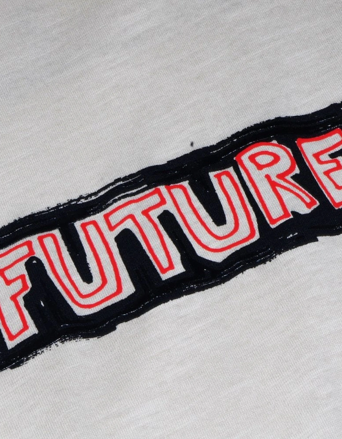 Men's Future Print T-shirt Cream