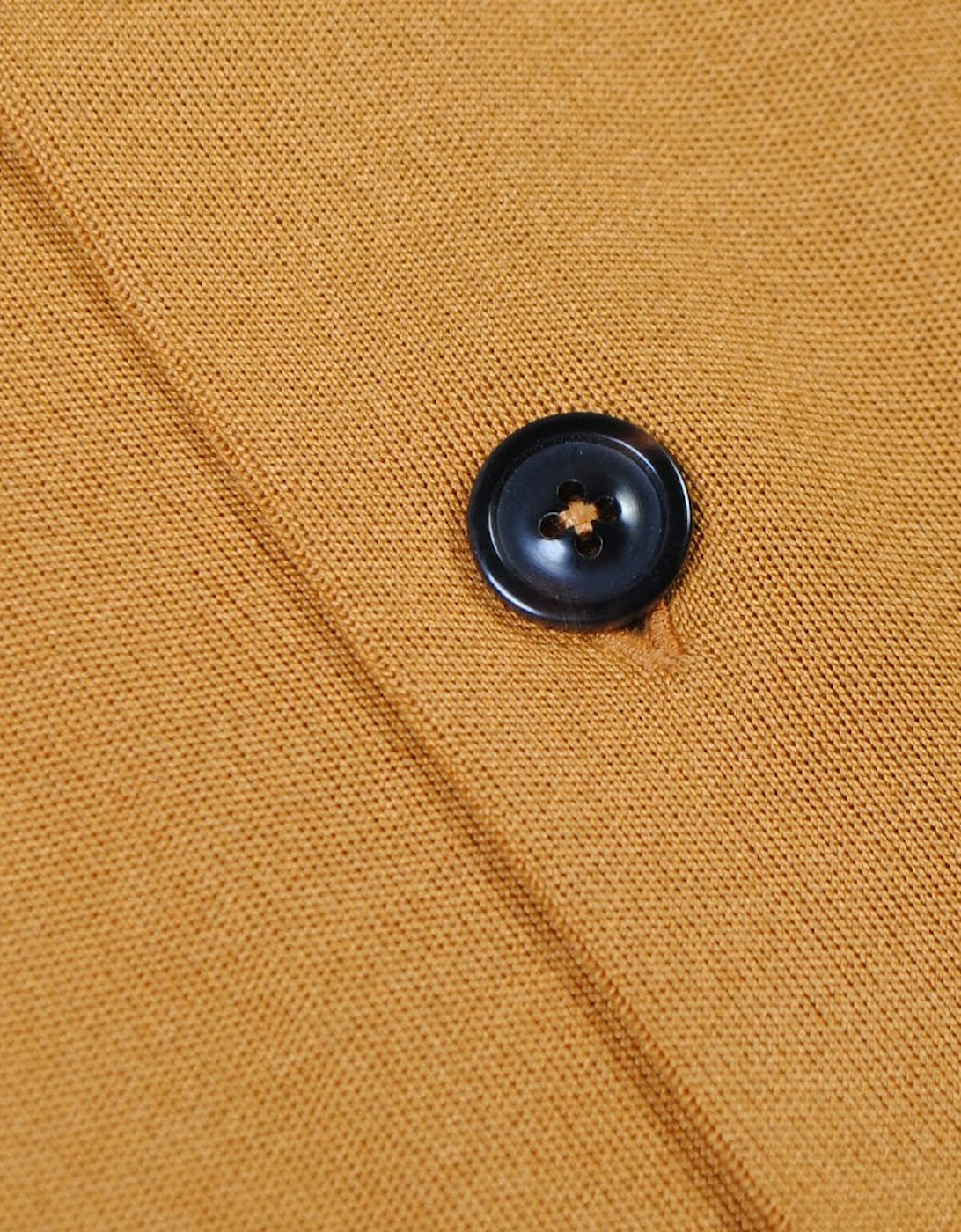 Men's Button Styled Polo Shirt Bronze