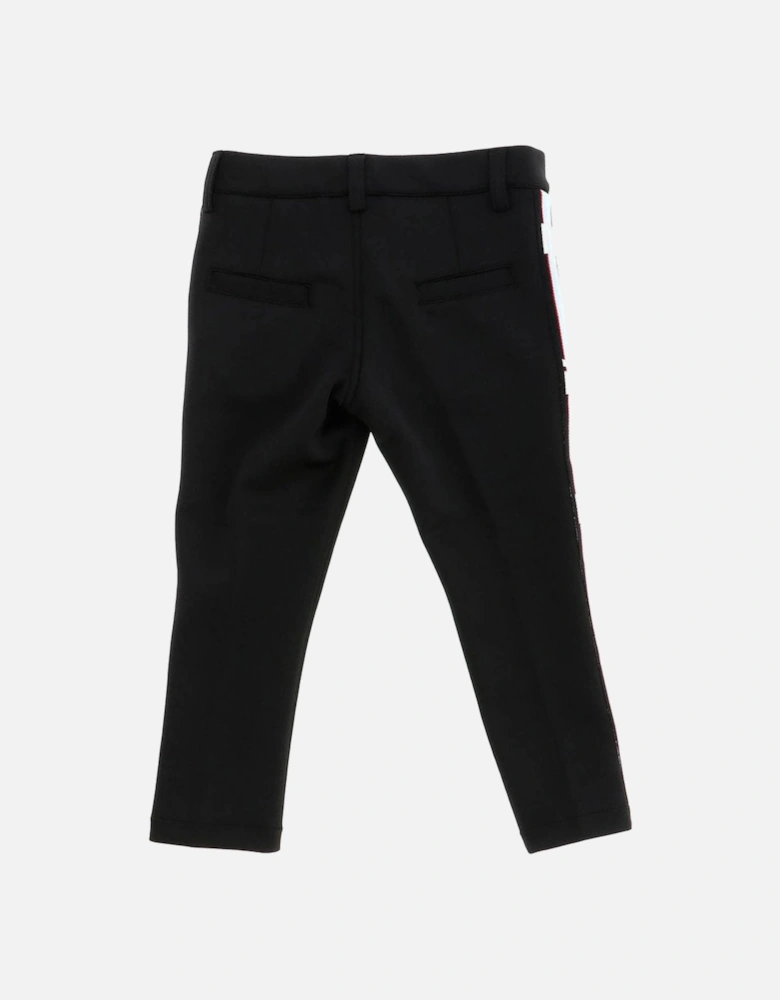 Boys Down Logo Pants Black