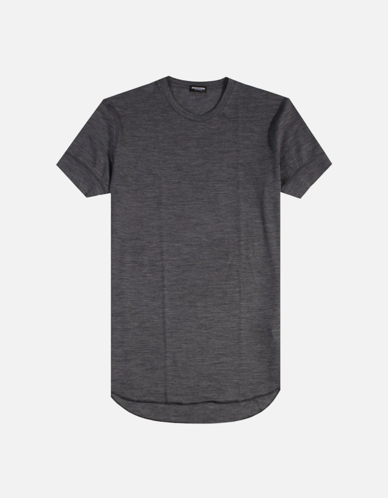 Men's Plain Underwear T-Shirt Grey