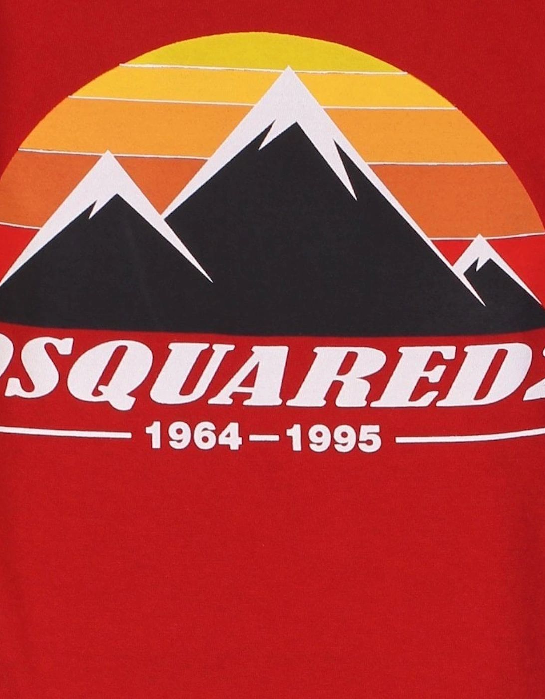 Boys Mountain T-Shirt Red