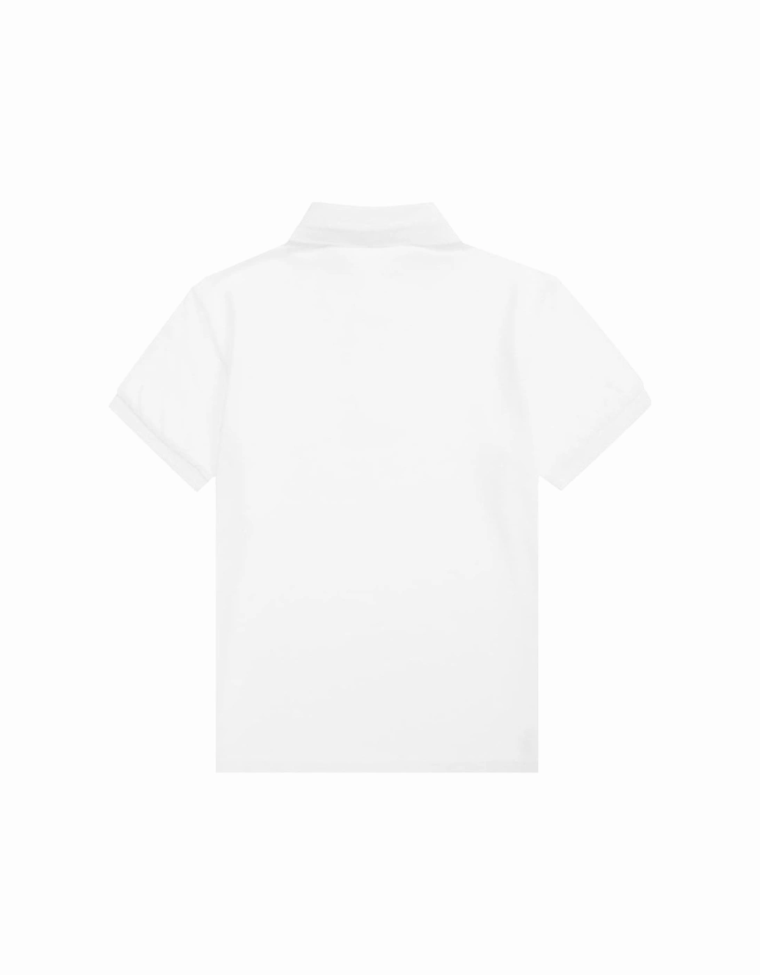 Boys Cotton Polo White