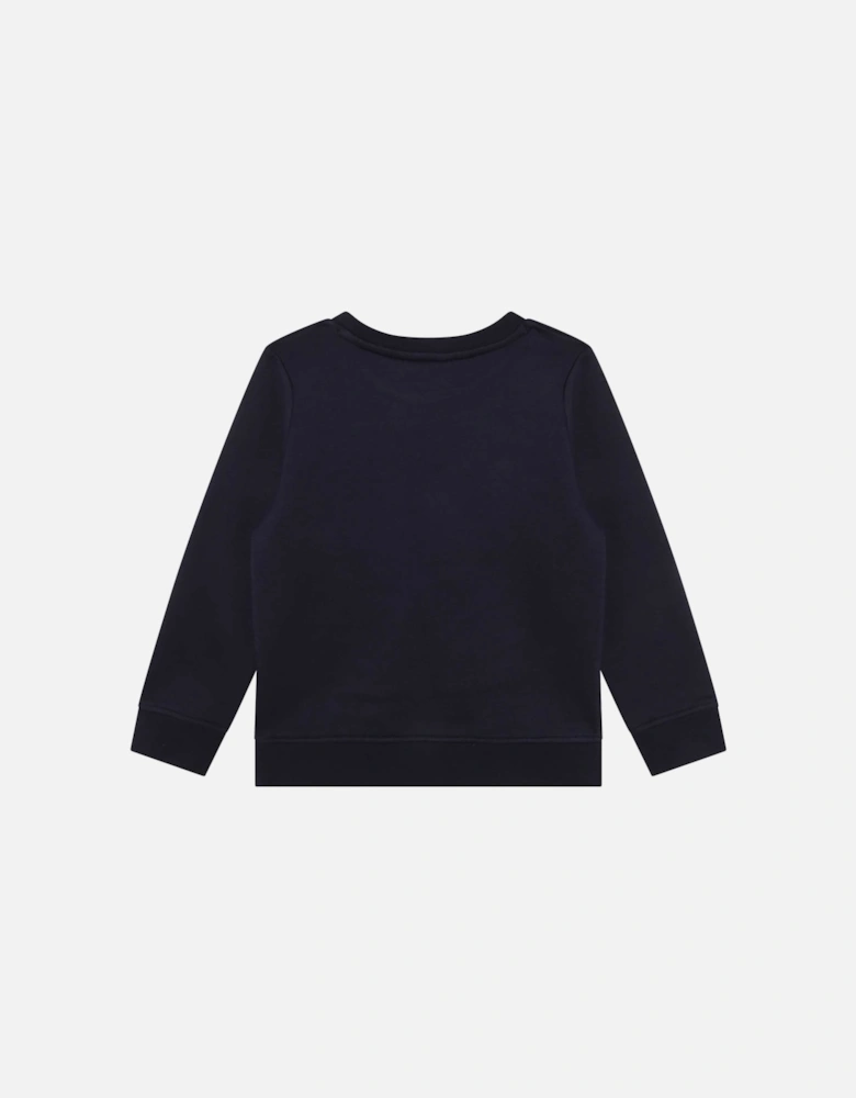 Baby Embossed Logo Sweater Navy