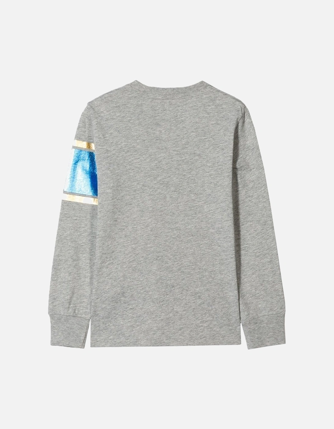 Boys Foil DSQ2 Print Long Sleeve T-Shirt Grey
