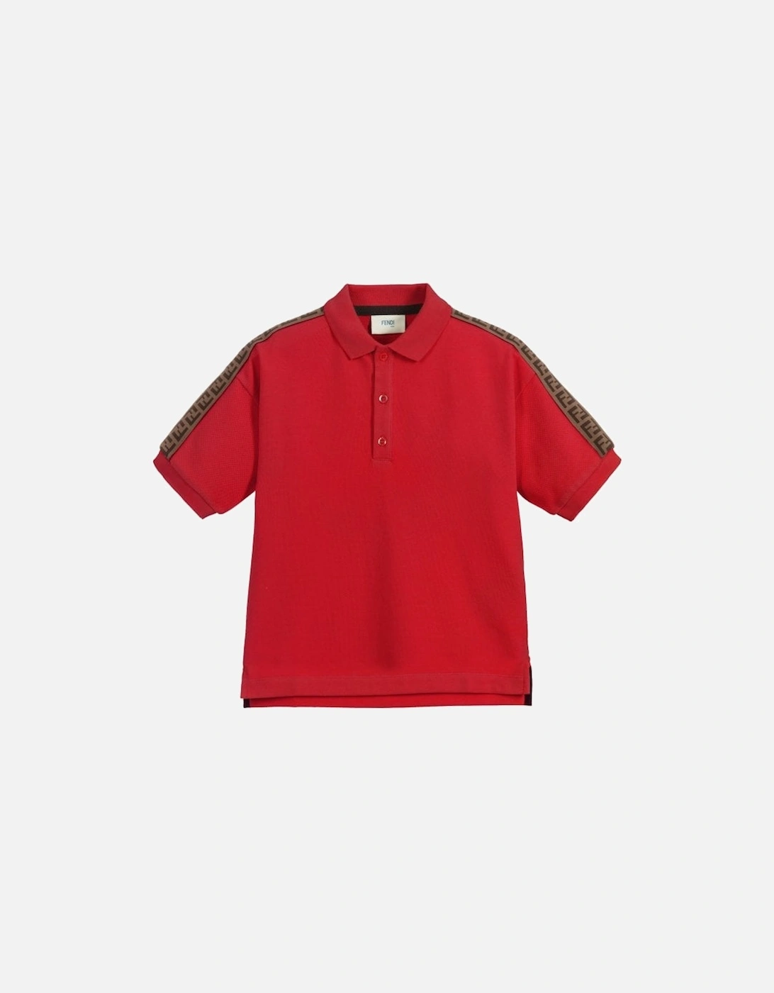 Boys Taped Polo Red, 3 of 2