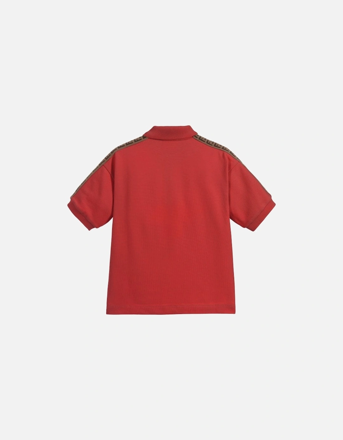 Boys Taped Polo Red