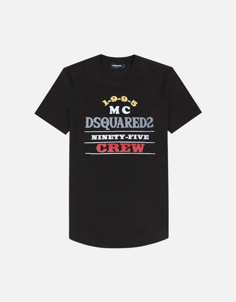 Men's MC Crew Graphic Print T-Shirt Black