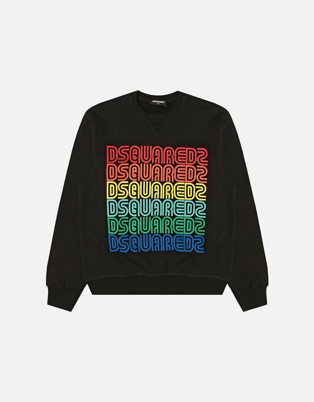 Boys Multi Logo Sweater Black, 3 of 2