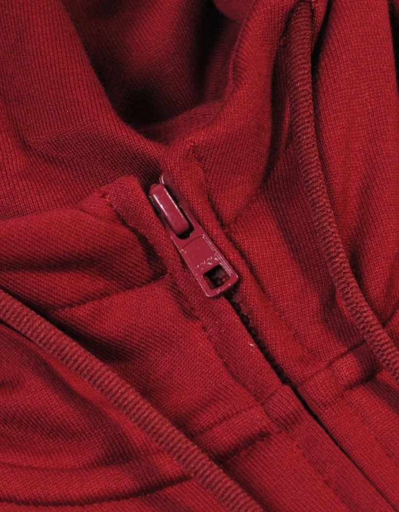 Y-3 Men's Arm Logo Hoodie Burgundy