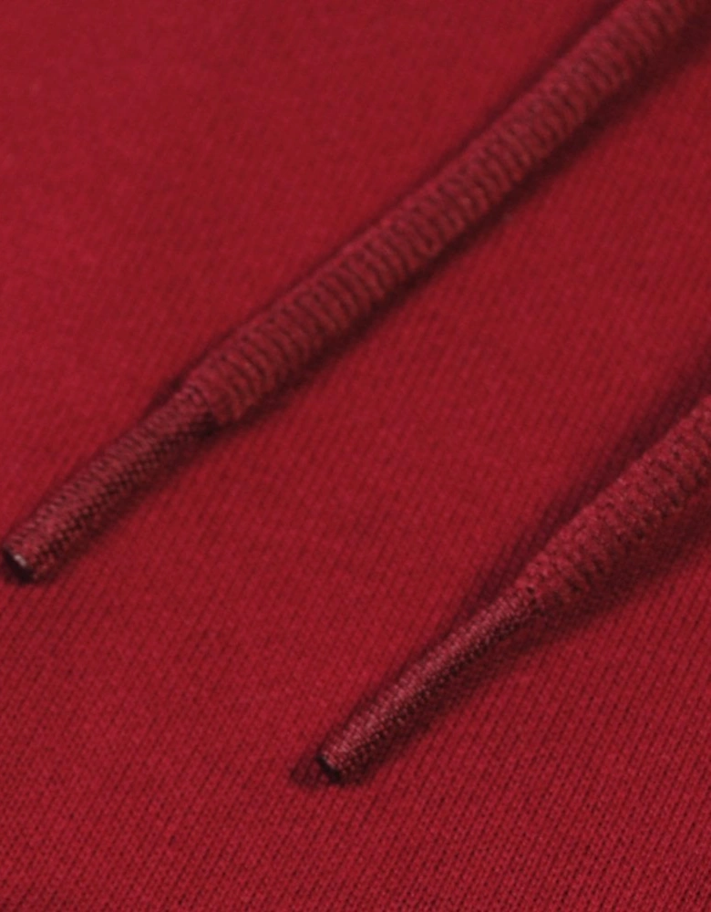 Y-3 Men's Arm Logo Hoodie Burgundy