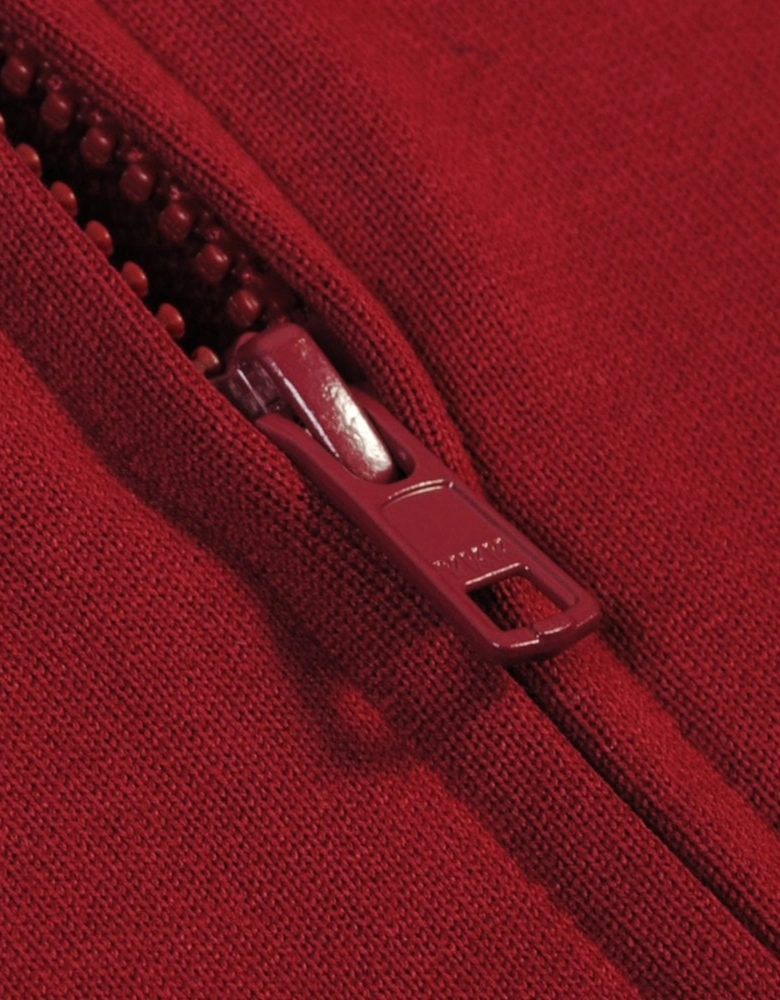 Y-3 Men's Arm Logo Hoodie Burgundy