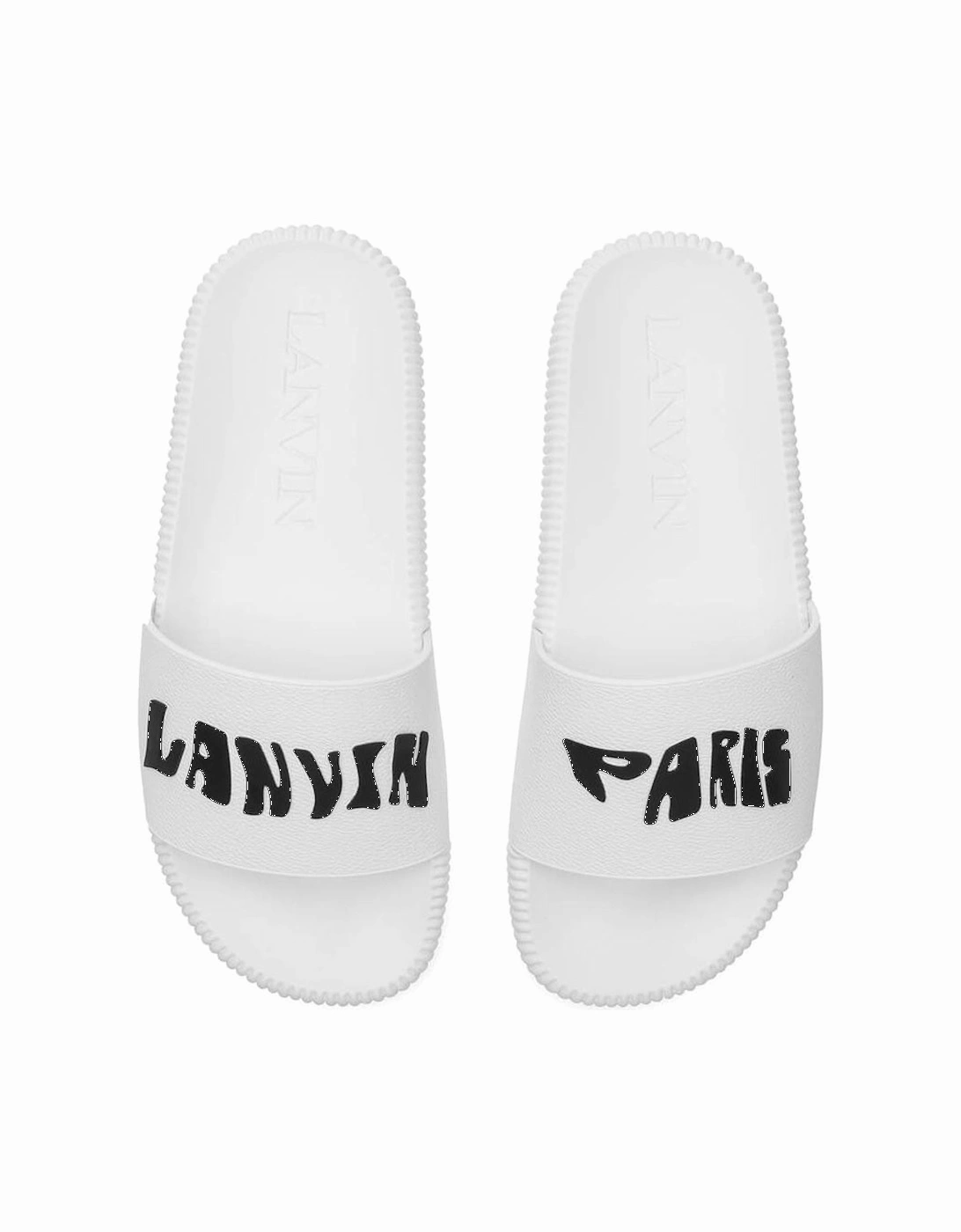 Men's Aprege Logo Sliders White