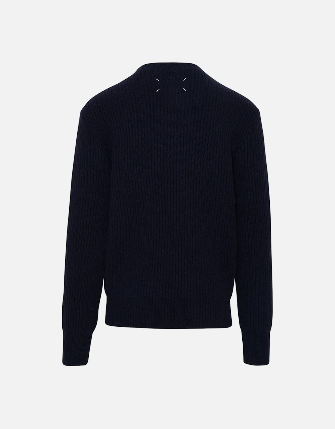 Mens Wool Sweater Navy