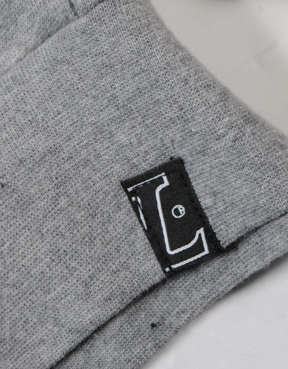 Boys Arm Logo Zipped Hoodie Grey