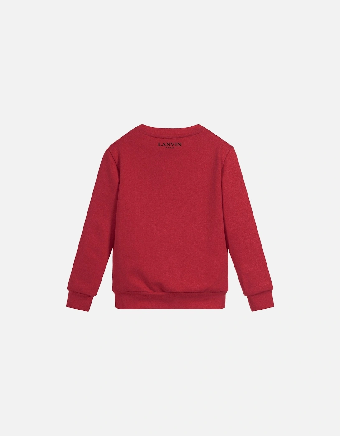 Paris Boys Spider Sweatshirt Burgundy