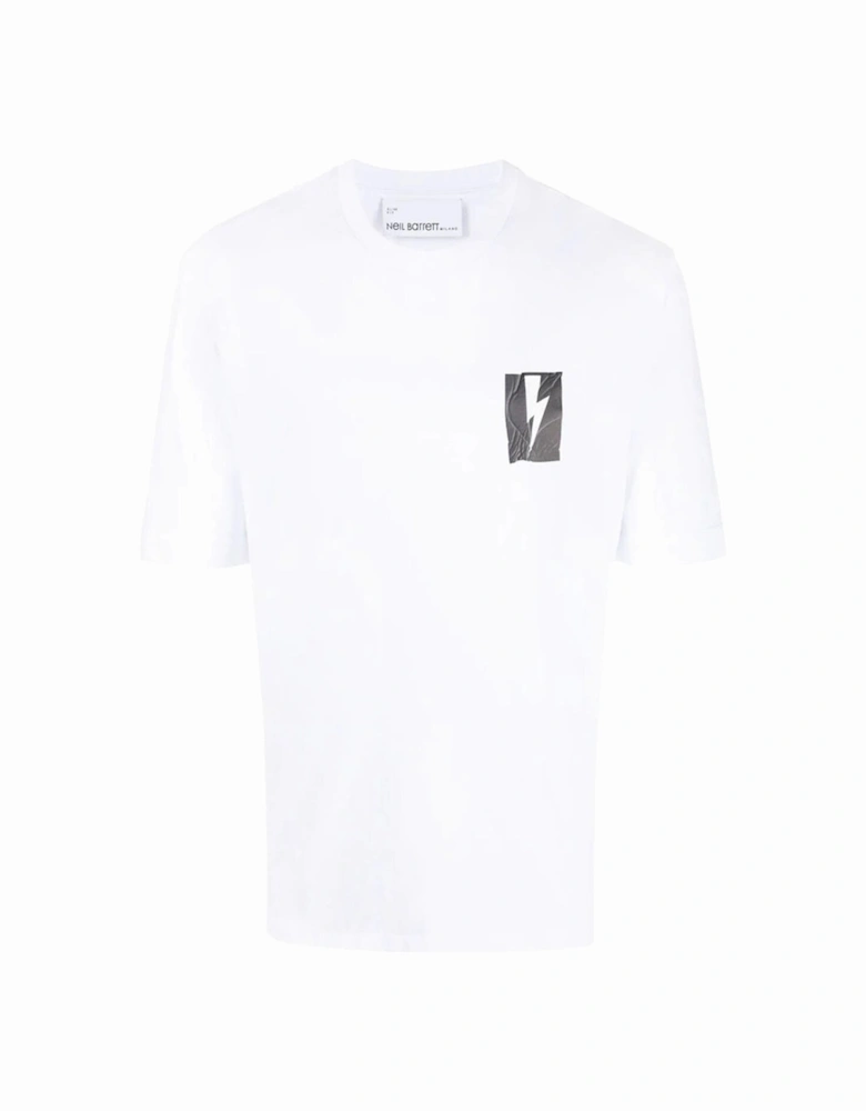 Mens Flag Bolt T-shirt White