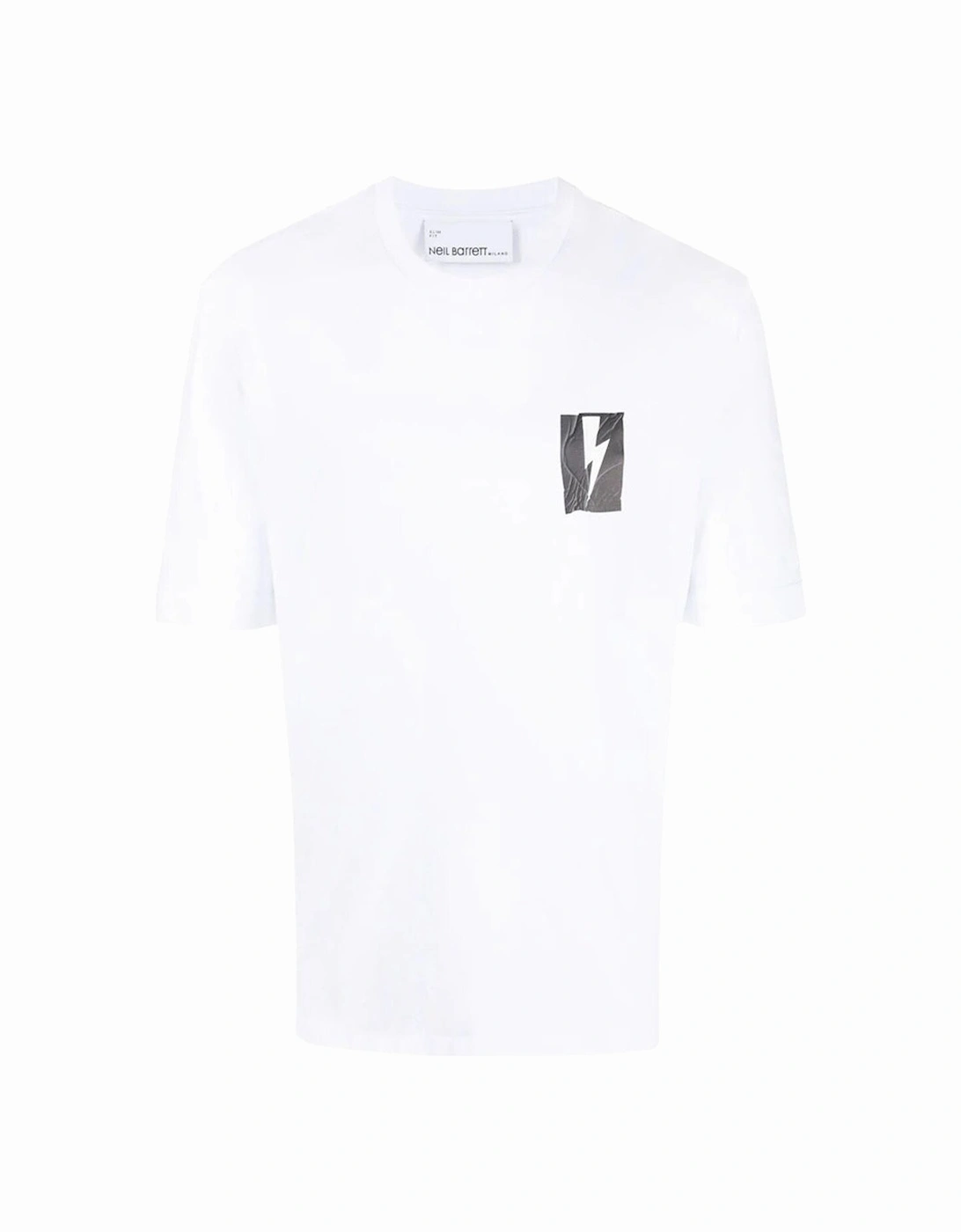 Mens Flag Bolt T-shirt White, 3 of 2