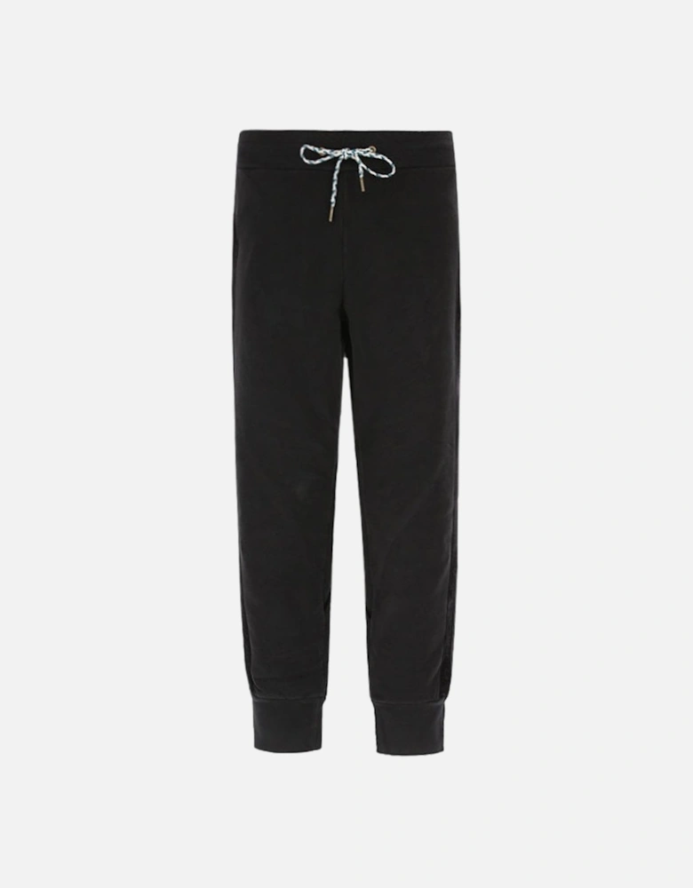 Men's Reverse Logo Tracksuit Joggers Black