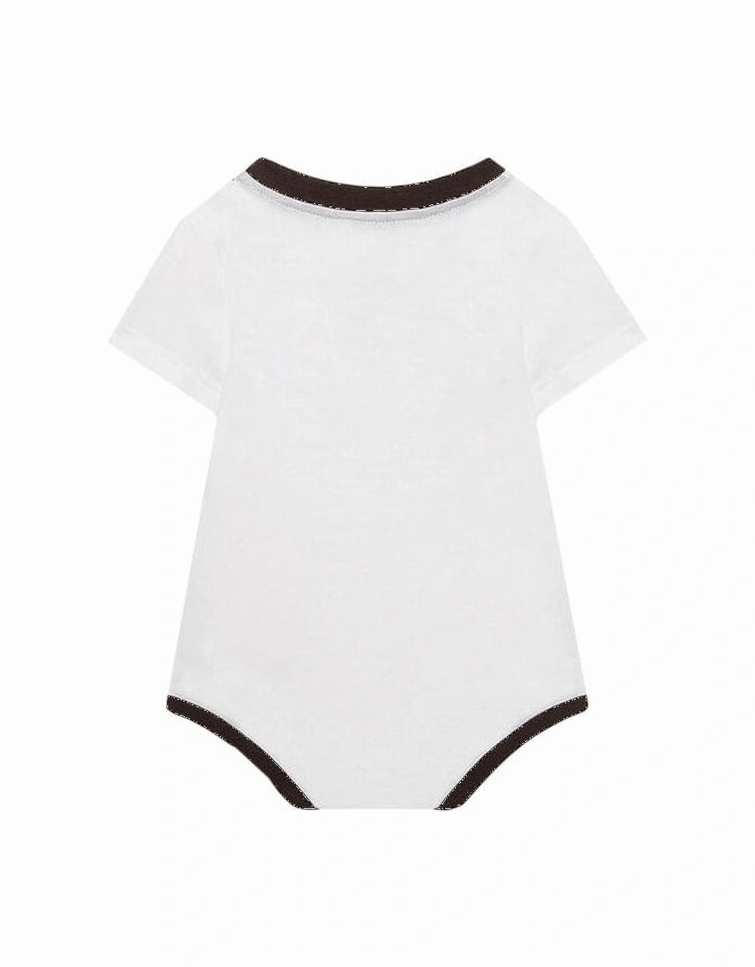 Baby Boys Animal Print Bodysuit White