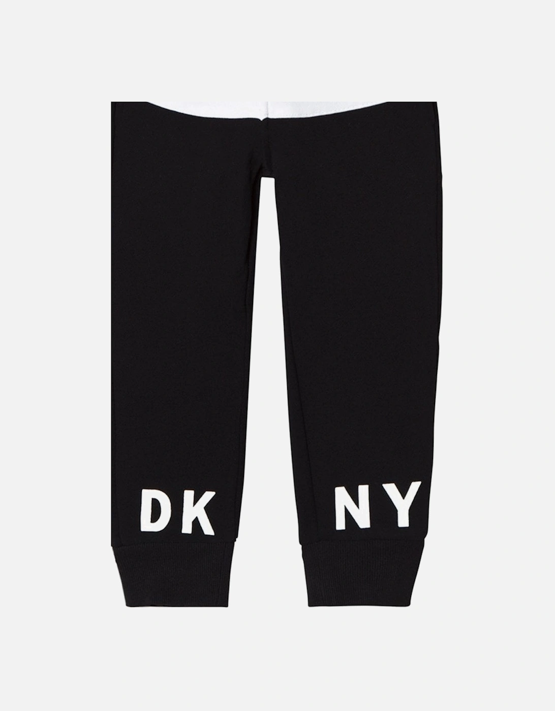 Boys Printed Logo Joggers Black