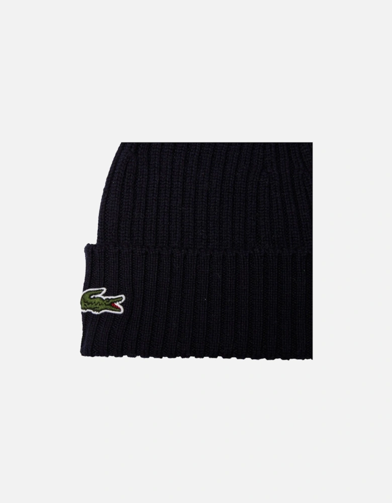 Wool Beanie - Navy Blue