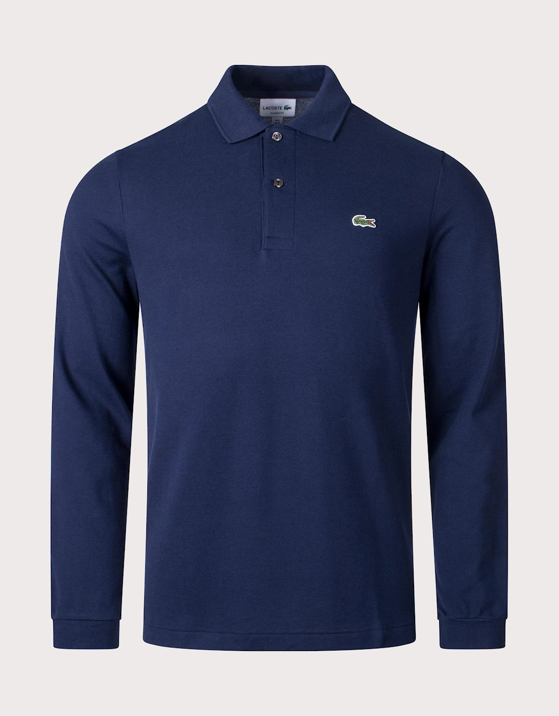 Long Sleeve Croc Logo Polo Shirt, 4 of 3