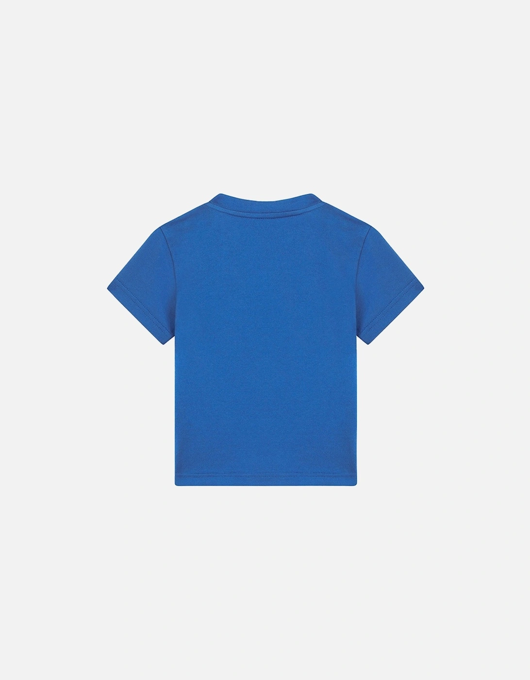 Jersey T-shirt with embossed logo Blue