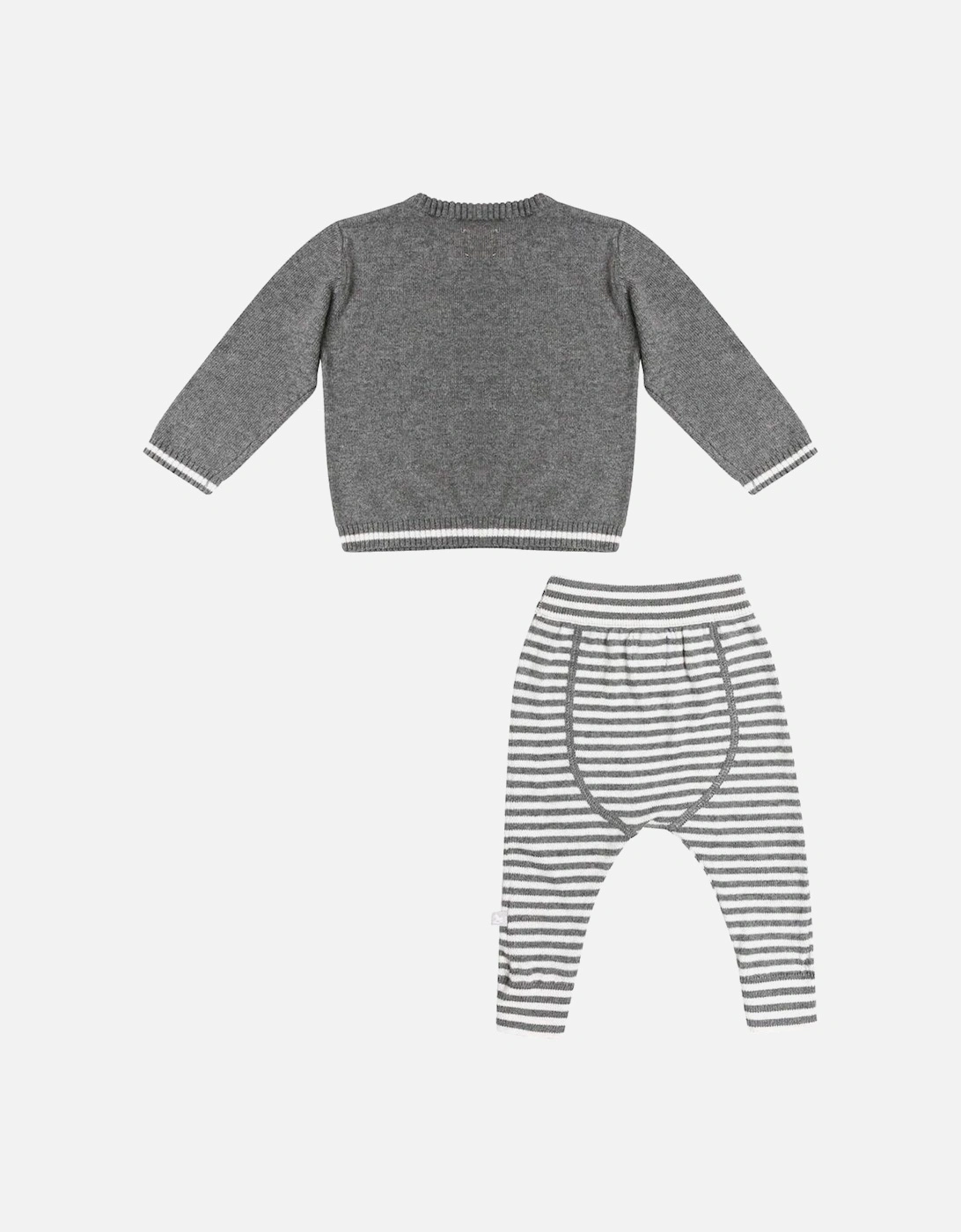 Unisex Charcoal Grey Knitted Jumper and Leggings
