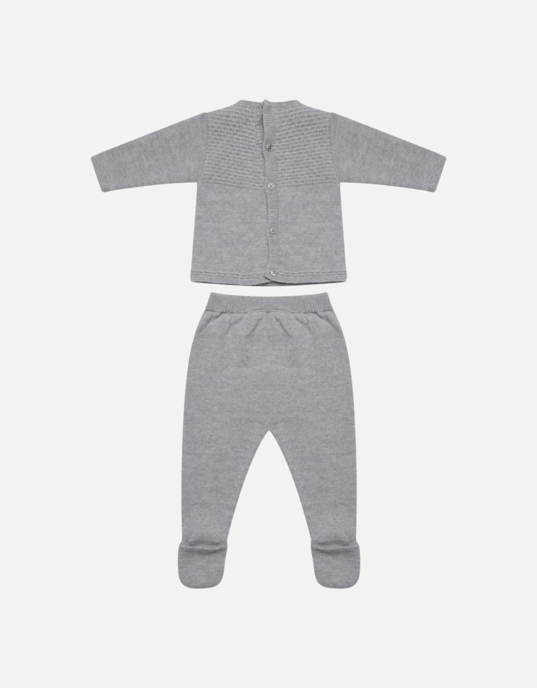 Boys Grey 'Duende' Knit Sweater and Leggings