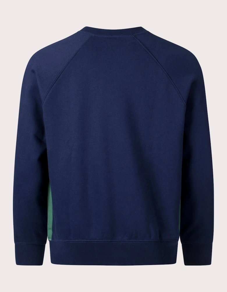 Relaxed Fit Side Panel Sweatshirt