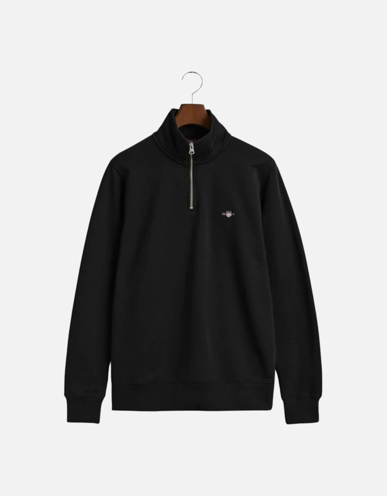 Reg Shield Half Zip Sweat - Black