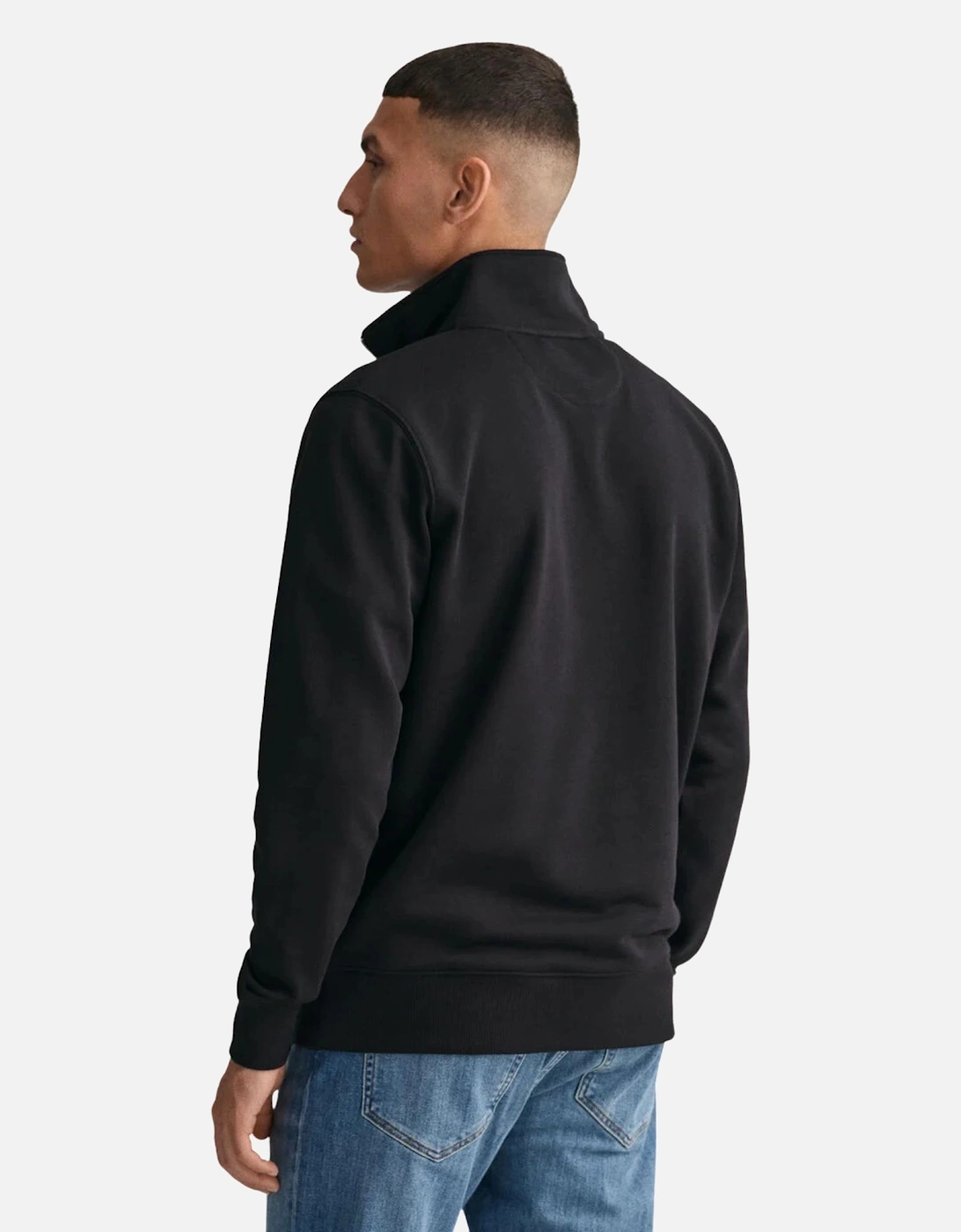 Reg Shield Half Zip Sweat - Black