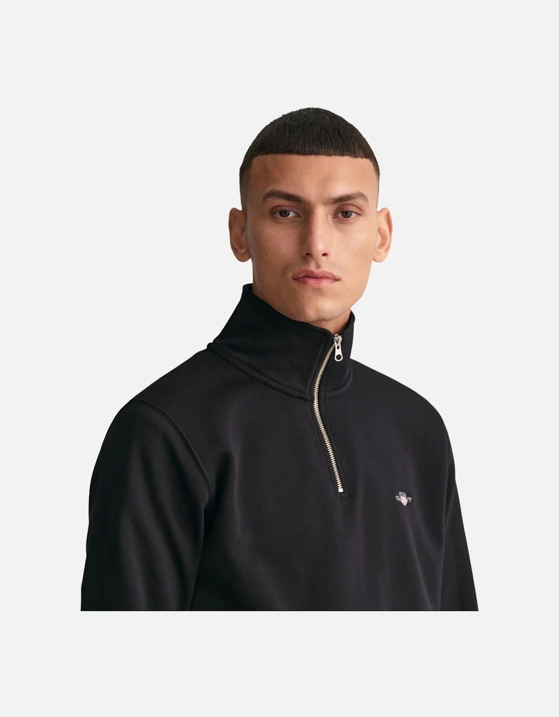 Reg Shield Half Zip Sweat - Black