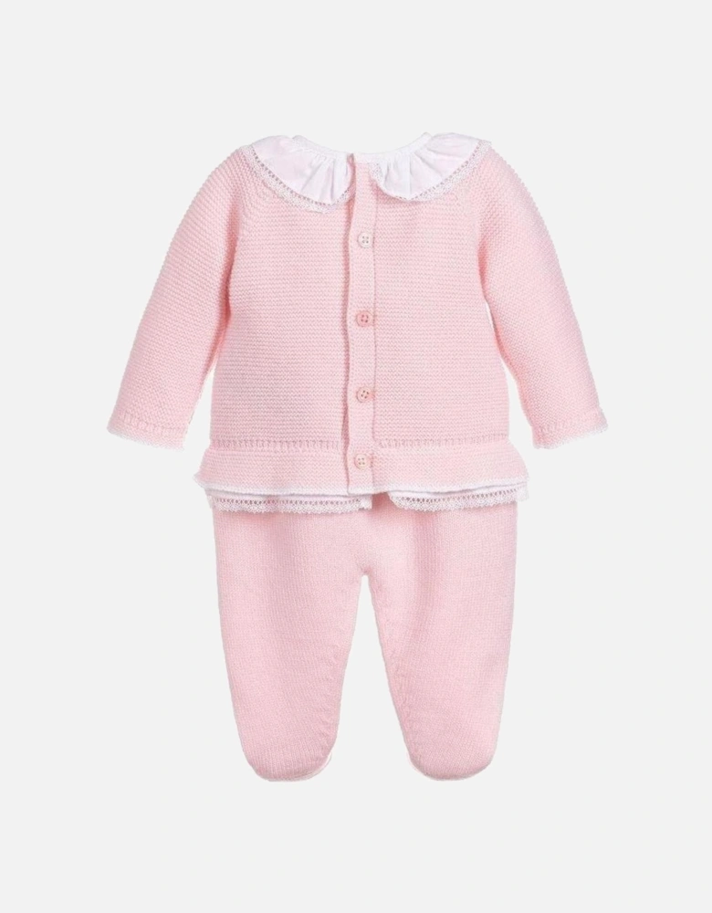 Baby Girls Pink & White Set