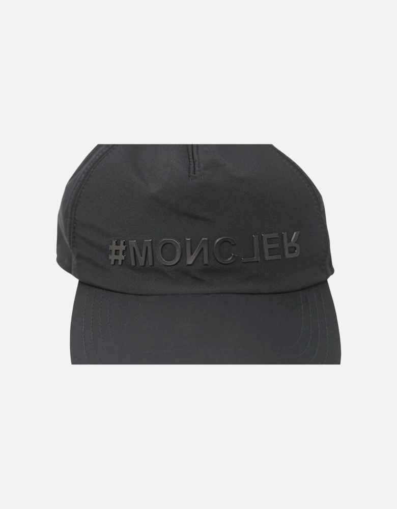 Brand Logo Black Baseball Cap