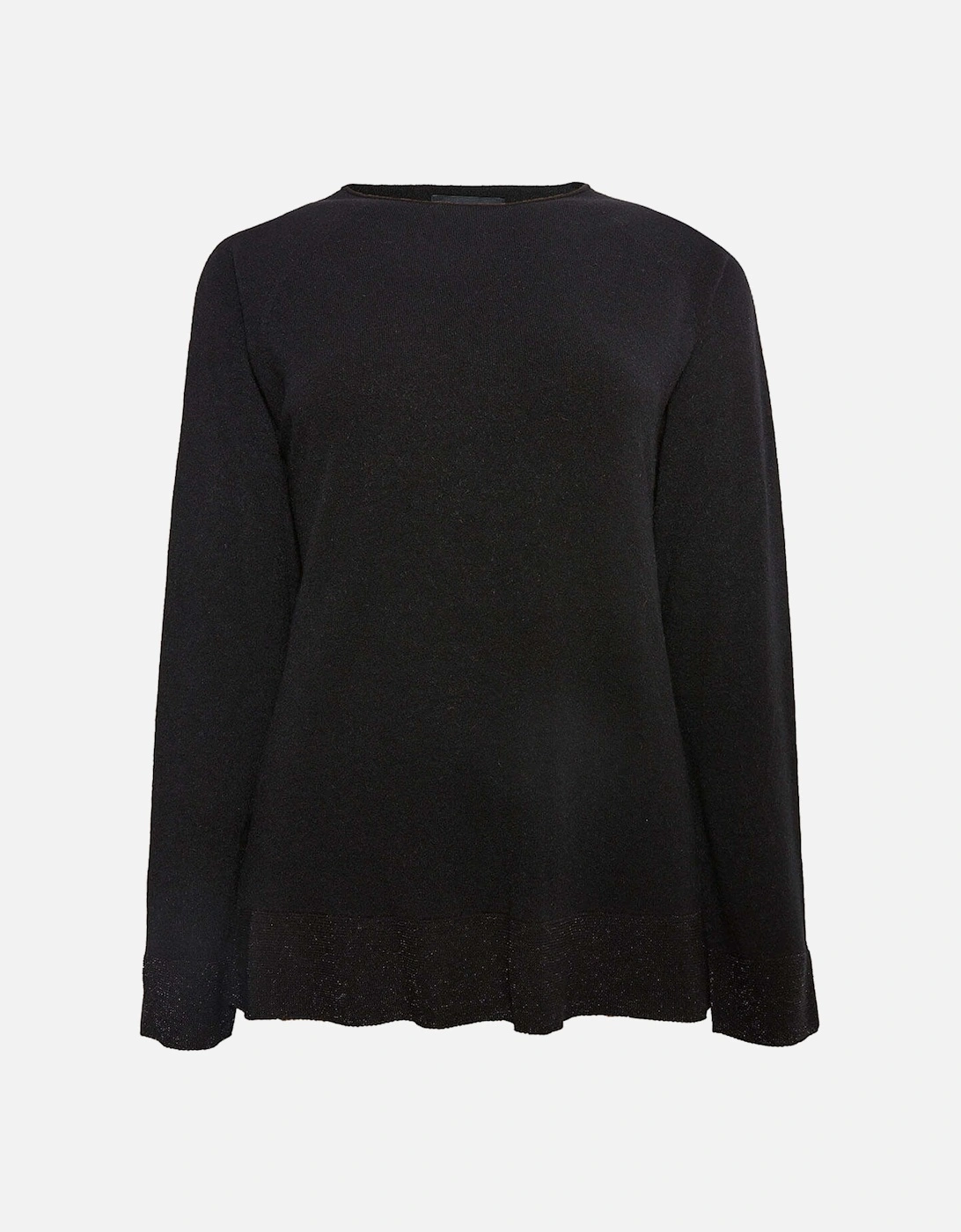 Lurex Detail Jumper Black