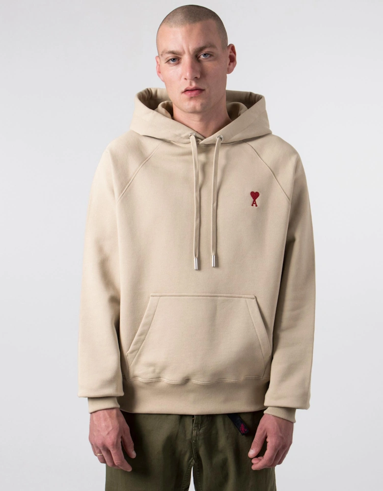 Relaxed Fit Red Ami De Coeur Hoodie