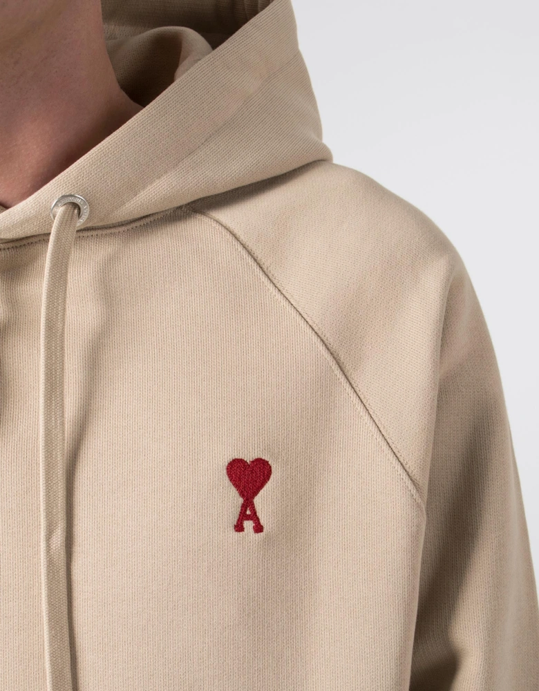 Relaxed Fit Red Ami De Coeur Hoodie