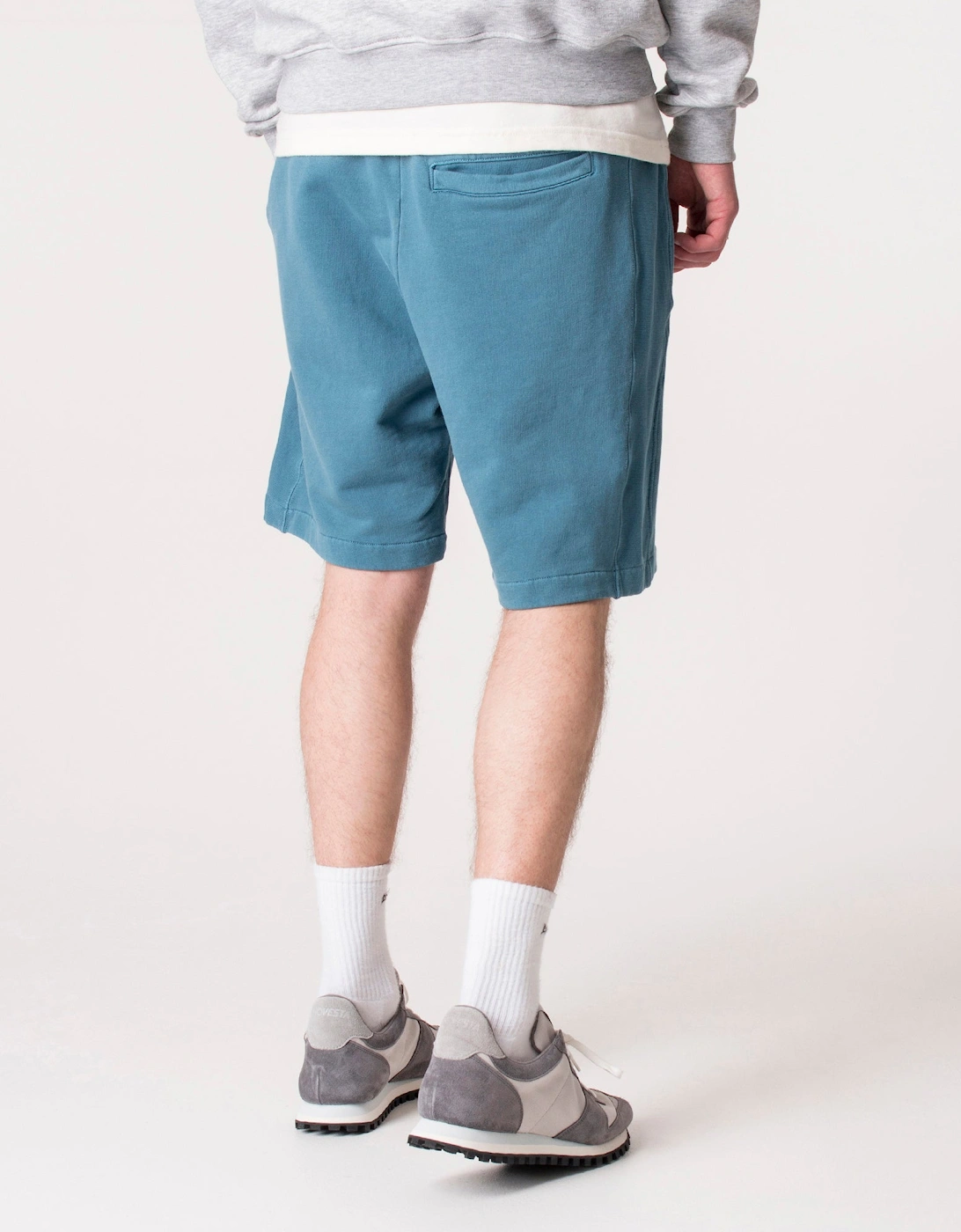 Regular Fit Broad Stripe Sweat Shorts