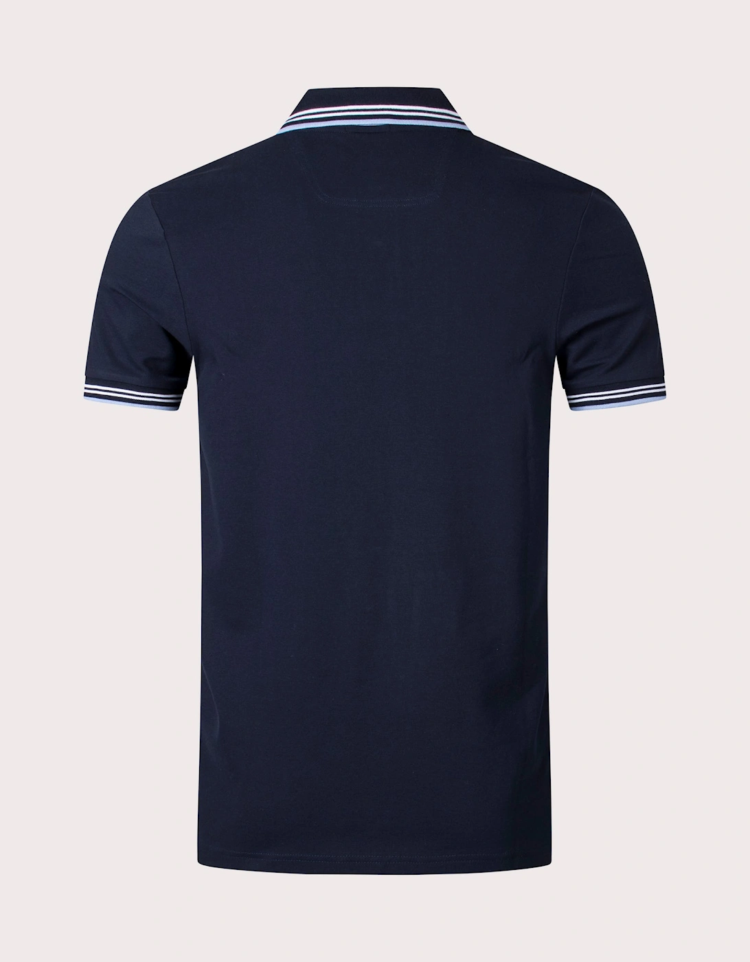 Slim Fit Paul Curved Logo Polo Shirt