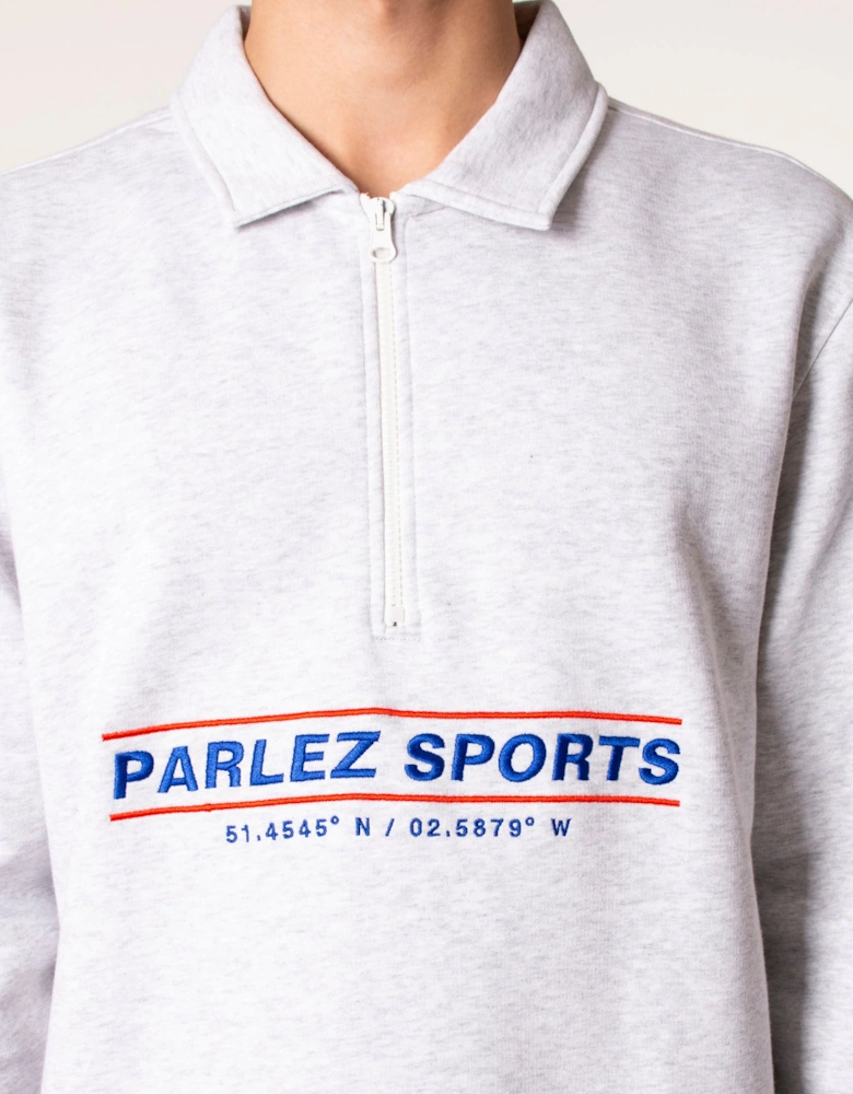 Relaxed Fit Quarter Zip Moritz Sweatshirt