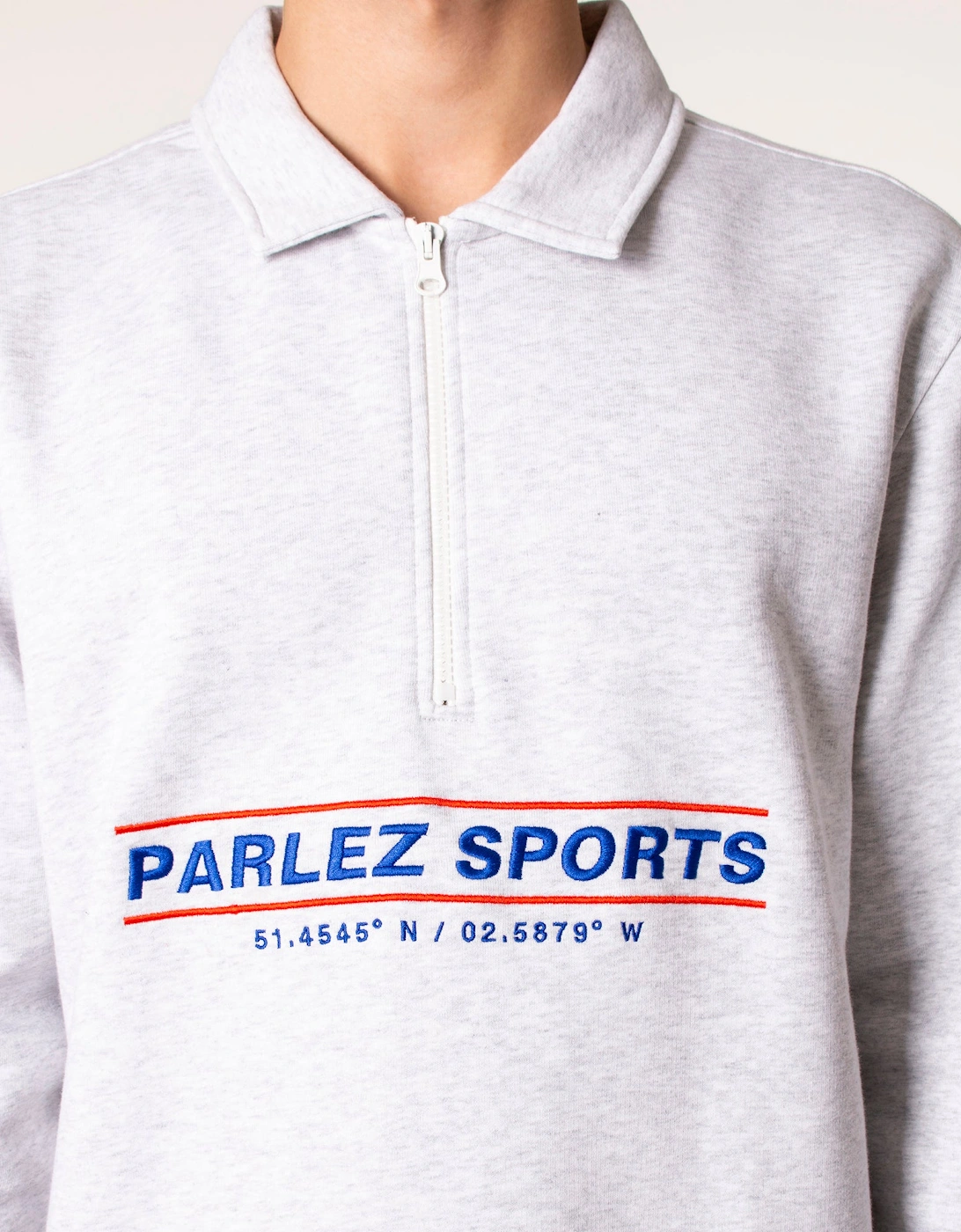 Relaxed Fit Quarter Zip Moritz Sweatshirt