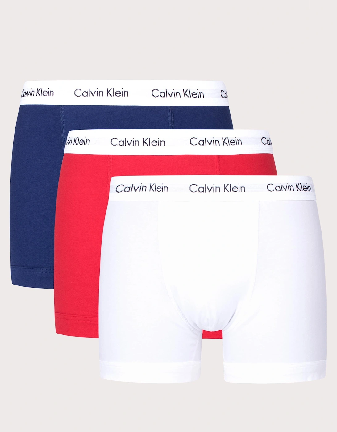 Three Pack of Cotton Stretch Trunks, 3 of 2